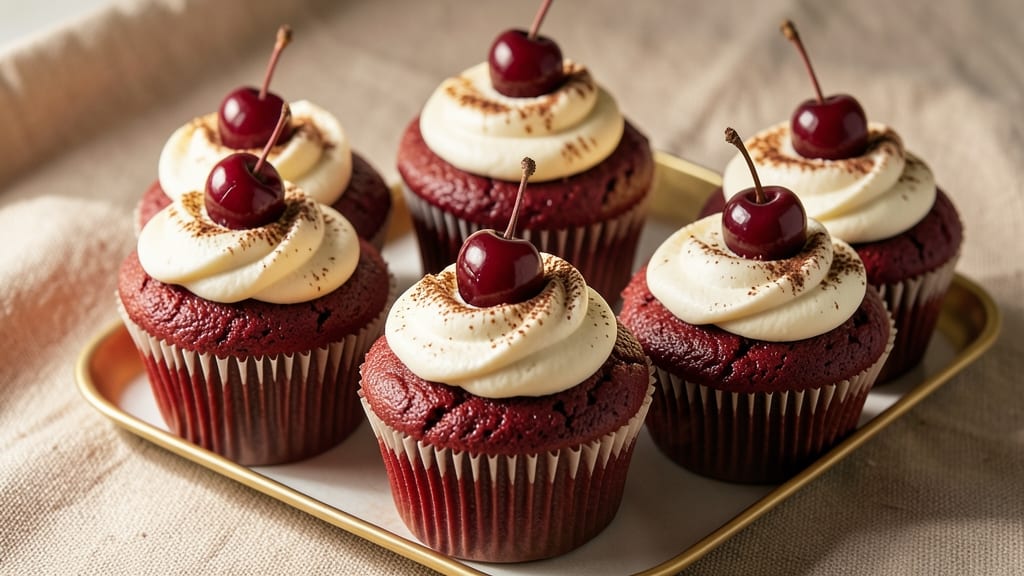 Amazing Red Velvet Cupcakes Recipe: Bold Moistness With Cream Cheese Frosting Swirl