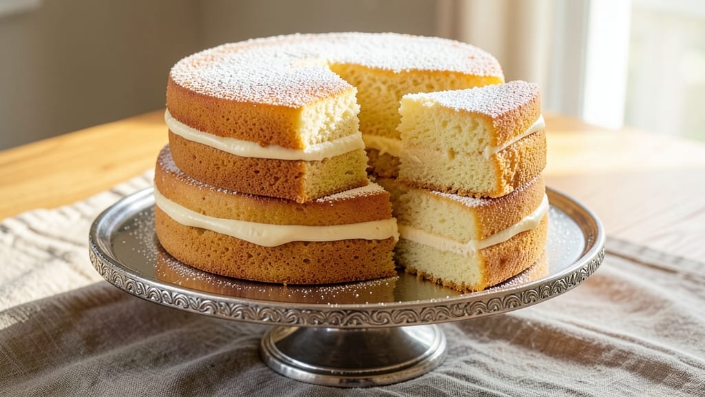 American Sponge Cake Recipe: Light-as-Air Layers With Buttery Vanilla Infusion