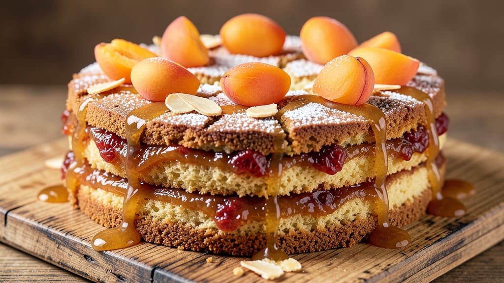 Apricot Fruit Cake Recipe: Moist Spice-Infused Layers With Zesty Glaze