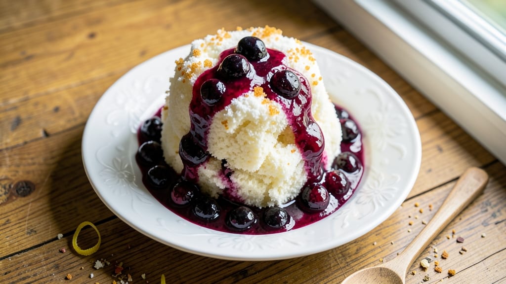 Angel Food Cake and Blueberry Pie Filling Recipe: Lightness Meets Bursting Berries in One Bite