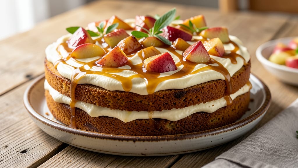 Apple Cider Spice Cake Recipe: Warm Apple Filling Hugged by Cinnamon Streusel