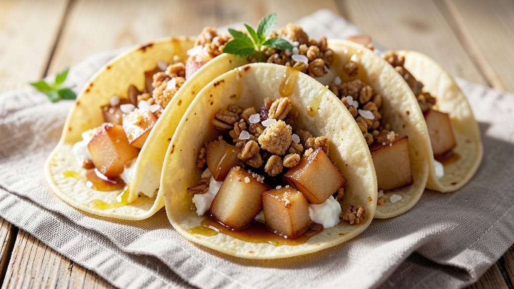Apple Cheesecake Tacos Recipe: Spiced Apple Filling Meets Crispy Tortilla Magic
