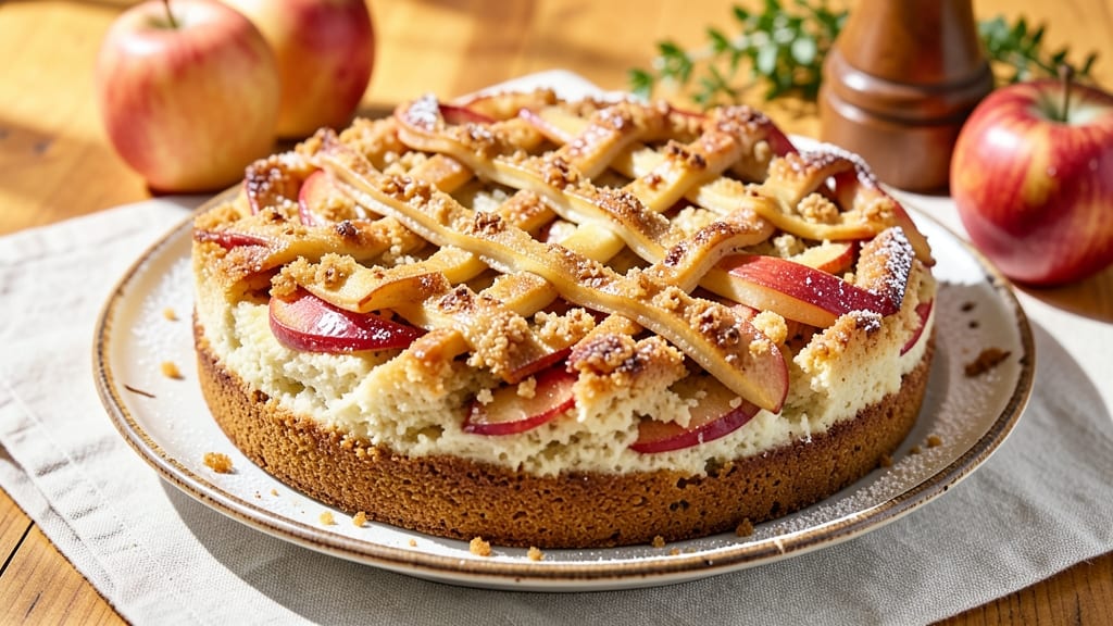Apple Buttermilk Coffee Cake Recipe: Streusel-Studded Crunch Over Moist Apple Layers