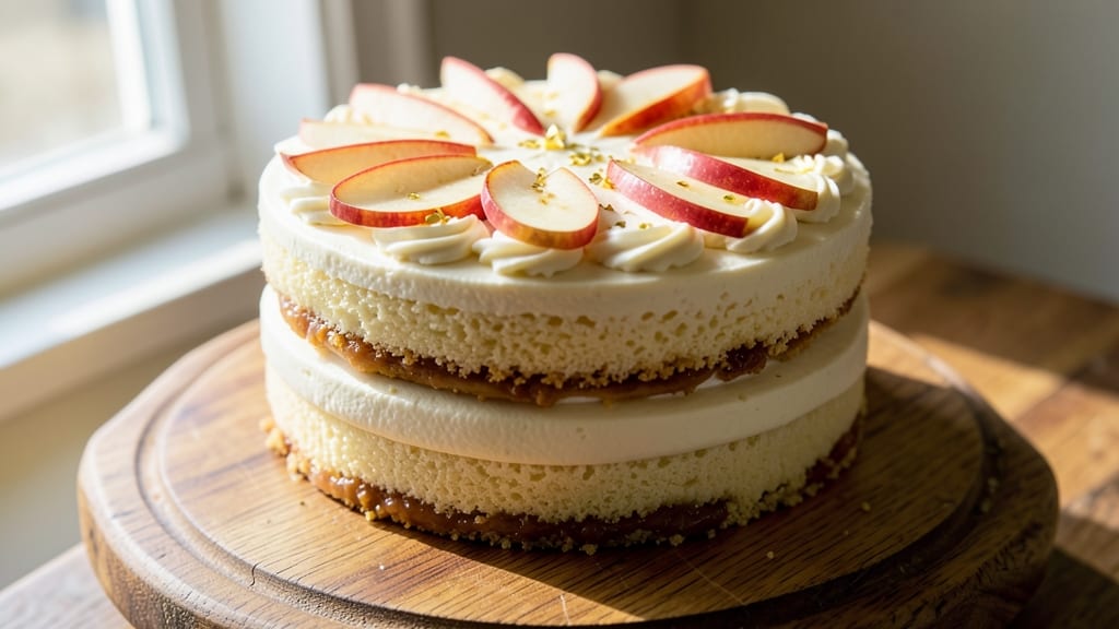 Apple Vanilla Cake Recipe: Warm Spice-Infused Layers with Buttery Crust