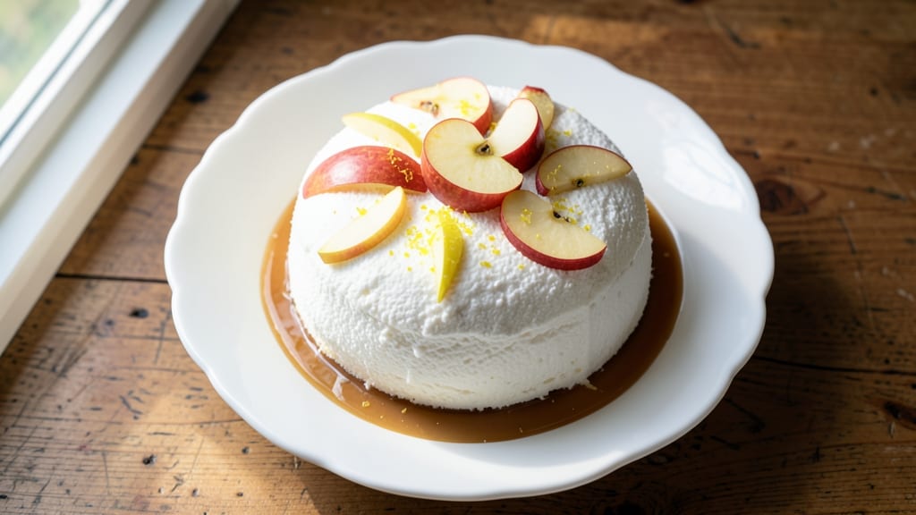 Apple Angel Food Cake Recipe: Light-as-Air Vanilla Cloud With Whipped Top