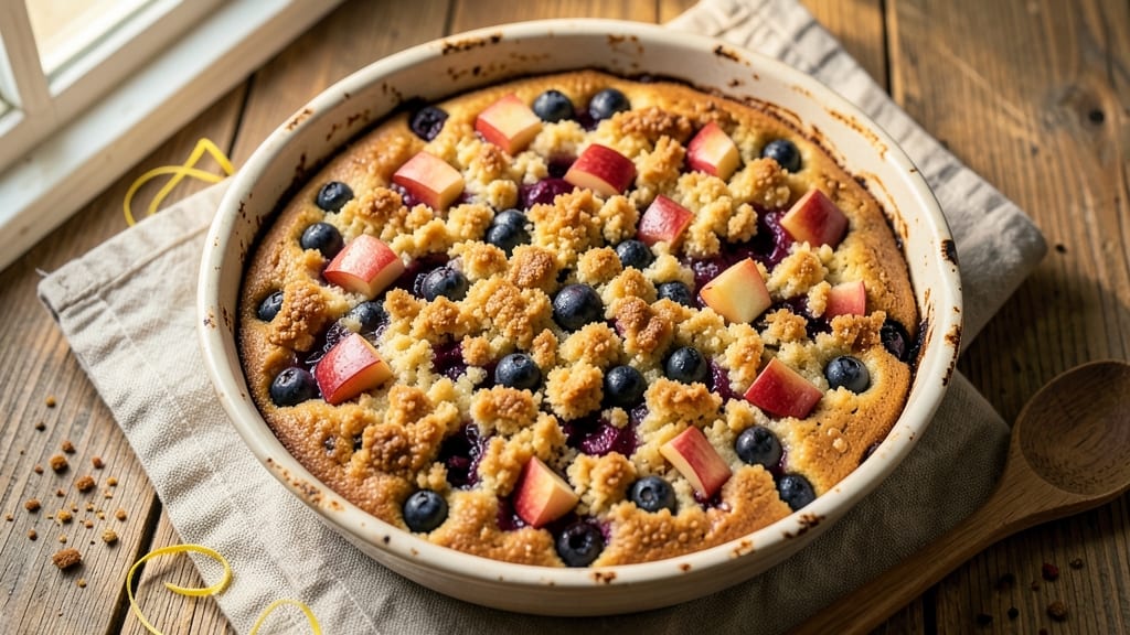 Apple Blueberry Coffee Cake Recipe: Streusel-Topped Breakfast Bliss With Warm Cinnamon Swirls