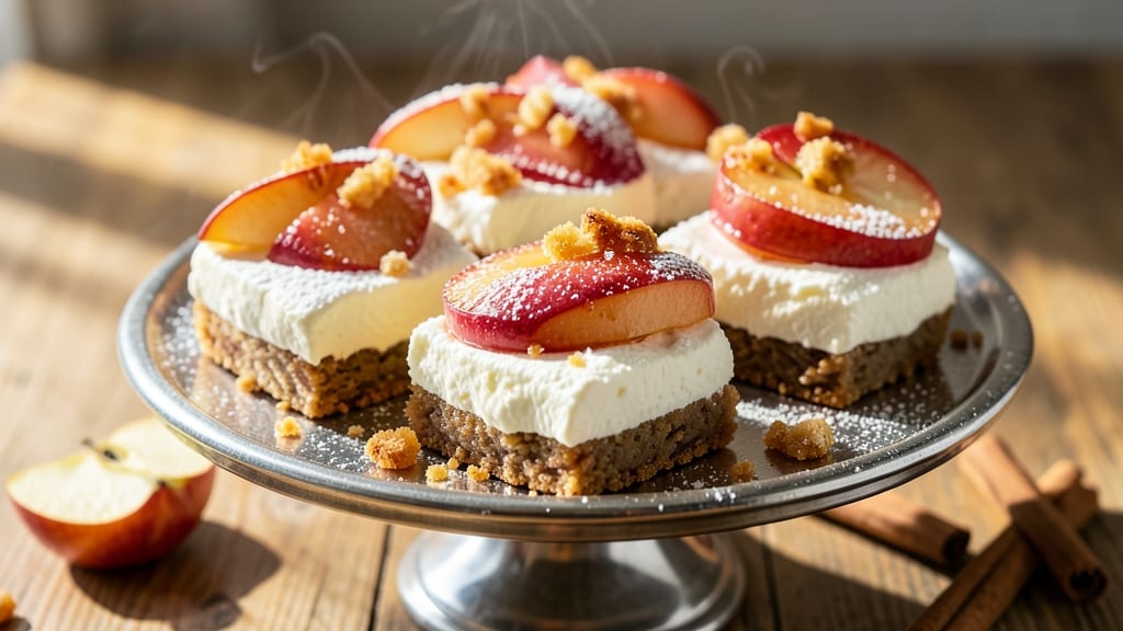 Apple Cheesecake Bites Recipe: Mini Dessert Towers With Crispy Crowns