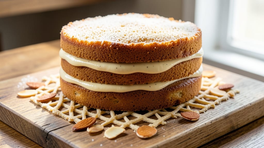 Armenian Gata Cake Recipe: Layered Cardamom and Walnut Delight