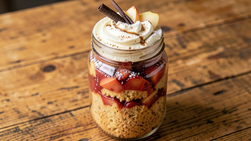 Apple Cake in a Jar Recipe: Layered Spice and Buttery Crunch Magic