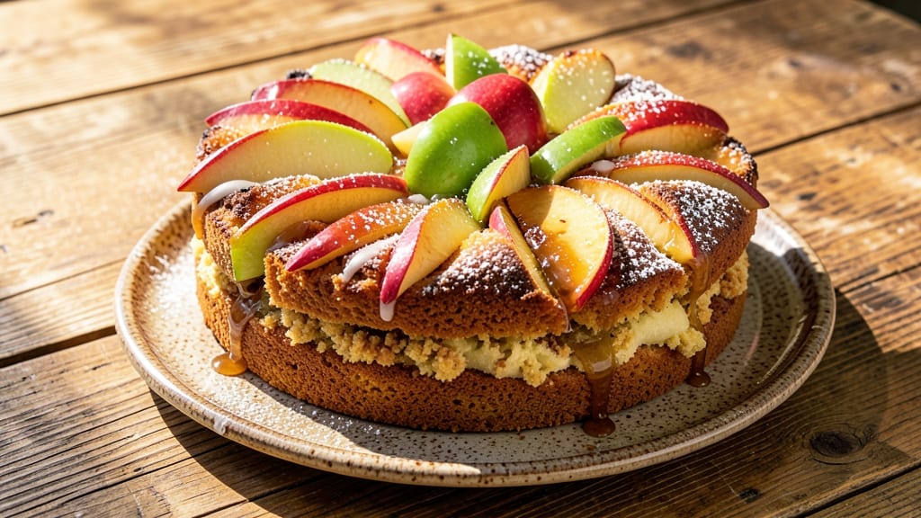 Apple Cake Recipe NZ: Golden Crust With Spiced Apple Filling