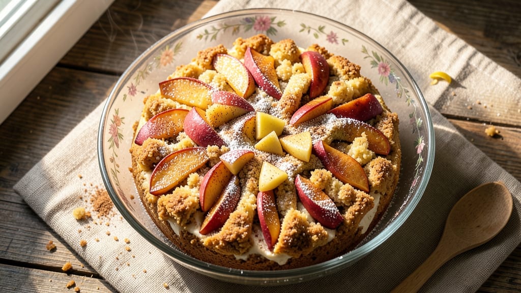 Apple Muffin Cake Recipe: Spiced Apple Streusel Topped With Buttery Crust