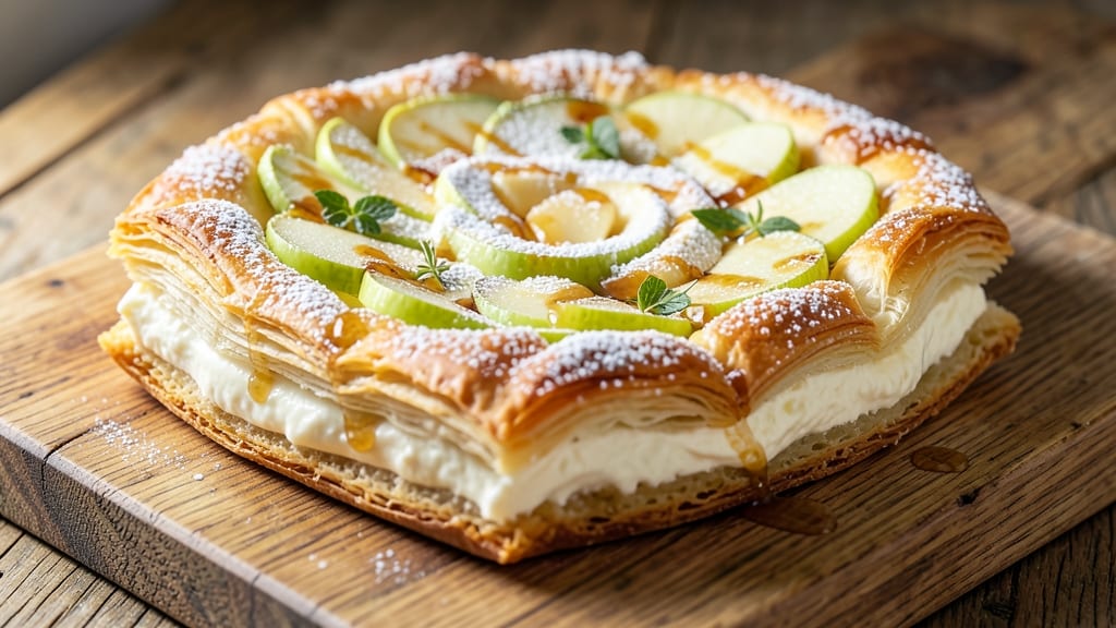 Apple Cheesecake Puff Pastry Recipe: Buttery Layers Meet Ultra-Smooth Spice Cake