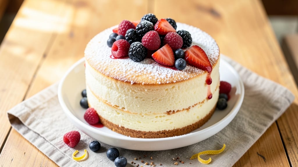 Angel Food Cake With Berries Recipe: Light-as-Air Layers Topped With Fresh Summer Fruit