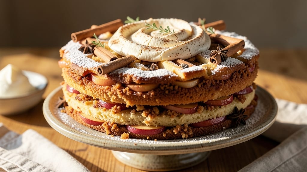 Apple Spice Cake Recipe From Scratch: Warm Cinnamon Streusel Over Spiced Apple Layers