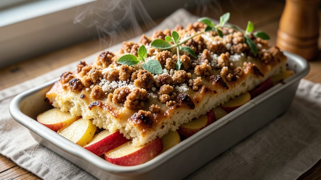 Apple Crumble Loaf Cake Recipe: Spiced Streusel Crown Over Juicy Apple Layers