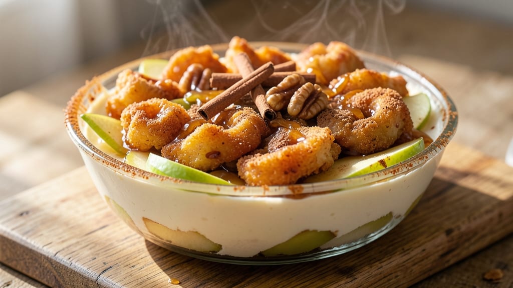 Apple Fritters Cheesecake Recipe: Warm Spiced Bites with Crispy Edges and Caramelized Apple Filling