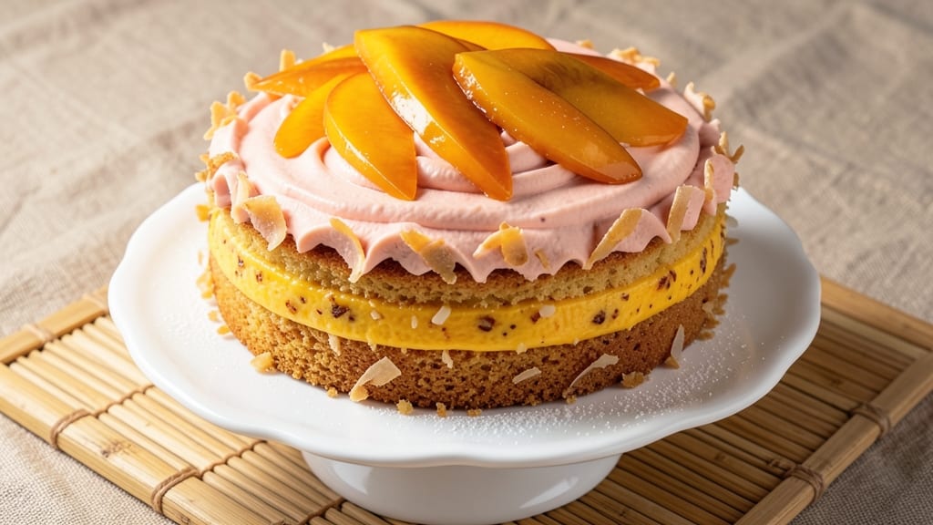 Asian Mango Cake Recipe: Tropical Layers With Zesty Lime Glaze