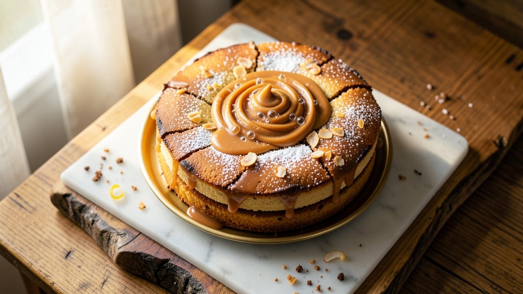 Angelica's Caramel Cake Recipe: Buttery Layers and Salted Caramel Rivers