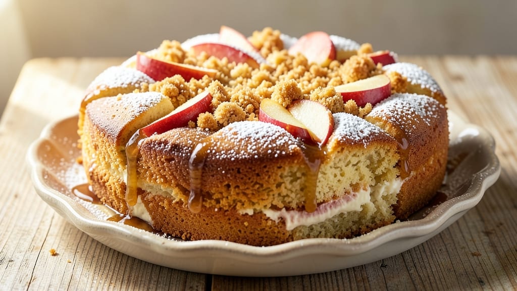 Apple Cake Recipe With Milk: Moist Apple Layers and Buttery Streusel Crown