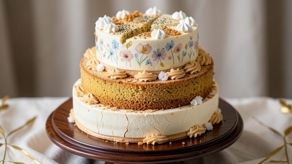 Almond Poppy Seed Wedding Cake Recipe: Elegant Layers With Nutty-Sweet Balance