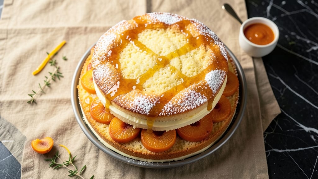 Apricot Cake Recipe Uk: Buttery Layers and Tart Apricot Jam Filling