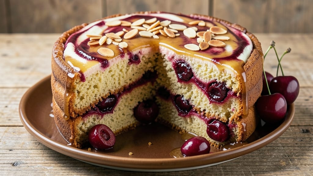 Apple Cherry Cake Recipe: Spiced Fruit Layers With Buttery Vanilla Frosting